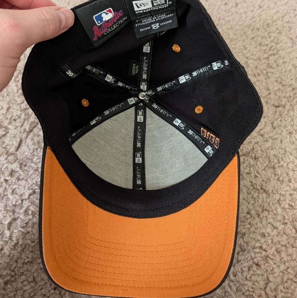 39THIRTY New Era Authentic Collection San Francisco Giants WS2010 Black Cap OS - Picture 6 of 7